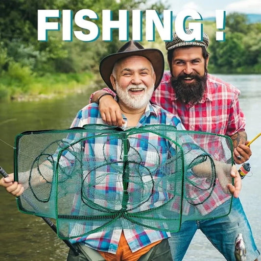 🔥Auto-Foldable Strengthened Fishing Trap Net