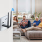 🥳2026 HOT SALE🥳💞50K+ SOLD! 📶🏠 USB WiFi Booster – extends your WiFi to every room, garden & upstairs. 300Mbps speed, dual antenna, no more dead zones – stream & browse anywhere at home! 🚀✅