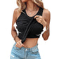 🔥💐SPRING DAY SALE £17.99!⚡50K+ SOLD!💖Ribbed Stretchy Tank Top with Shelf Bra