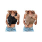🔥💐SPRING DAY SALE £17.99!⚡50K+ SOLD!💖Ribbed Stretchy Tank Top with Shelf Bra