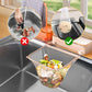 Folding Sink Strainer Holder for Kitchen Waste