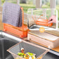 Folding Sink Strainer Holder for Kitchen Waste