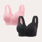📢👙LAST DAY SPECIAL PRICE⚡50K+ SOLD💕CloudComfort™ Front-Button Cotton Bra – Breathable • Wire-Free • All-Day Support • Non-Padded & Skin-Friendly 🌿