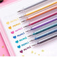 ✨ Smooth, Sparkly, Fun – Glitter Gel Pen Set for Notes, Journals & Crafts.