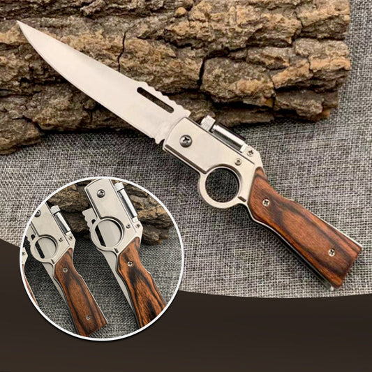 🔥FLASH SALE! £11.99🔥Outdoor Stainless Steel Portable Folding Knife🗡️