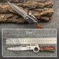 🔥FLASH SALE! £11.99🔥Outdoor Stainless Steel Portable Folding Knife🗡️