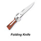 🔥FLASH SALE! £11.99🔥Outdoor Stainless Steel Portable Folding Knife🗡️