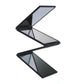 Multi Angle Folding Mirror for Self Hair Cutting - Head Back View Available