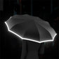 🔥Get 50% Off 🔥💥Buy 2 Save 5 %✈️Reflective Safety Strip Ring Buckle Umbrella
