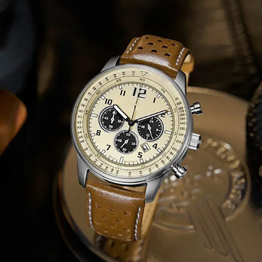 Men's Waterproof Multifunctional Quartz Watch - Accurate Timekeeping, Stylish Design, Perfect for Business and Casual!