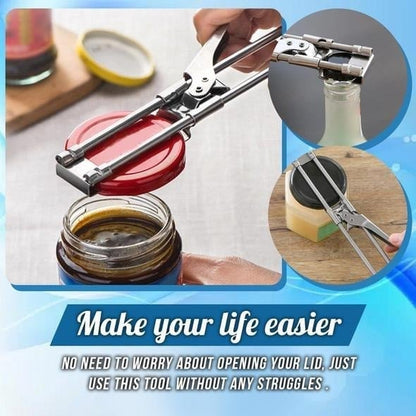 🔥Last Day-Buy 1 Get 1 Free!🎁Adjustable Multifunctional Stainless Steel Can Opene
