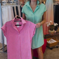 💗Summer Specials✨Women’s V-Neck Shirt Mini Dress with Stripe Print