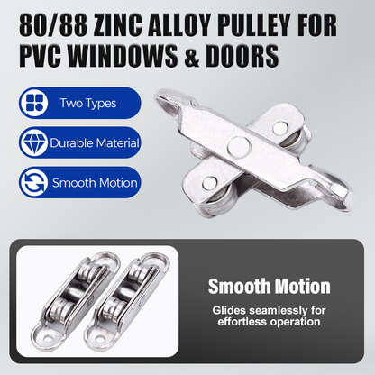🔥 LAST DAY PROMOTION - 50%OFF 🔥 80/88 Zinc Alloy Pulley for PVC Windows & Doors