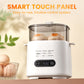 🥳2026 HOT SALE🥳💞50K+ SOLD!🎁✨ 50% OFF! Mini Multi‑Functional Egg Cooker – Smart touch panel, 6‑egg capacity, boils, poaches, scrambles & steams. Perfect for quick breakfasts! 🥚⚡