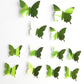 3D Mirror Butterfly & Sunflower Wall Sticker