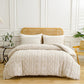 3-piece tufted bedding set with cut-out pattern