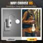 🔥HOT SALE 65% OFF🎁🏆#1 Best Seller ⏰💕🌟Portable Rechargeable LED Camping Light Bulb Auto On/Off, Energy Saving. Perfect For Home, Camping & Stairs! ⚡🏠