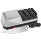 Professional 3-Stage Electric Knife Sharpener with Precision Angle Guide & Diamond Abrasive