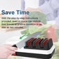 Professional 3-Stage Electric Knife Sharpener with Precision Angle Guide & Diamond Abrasive