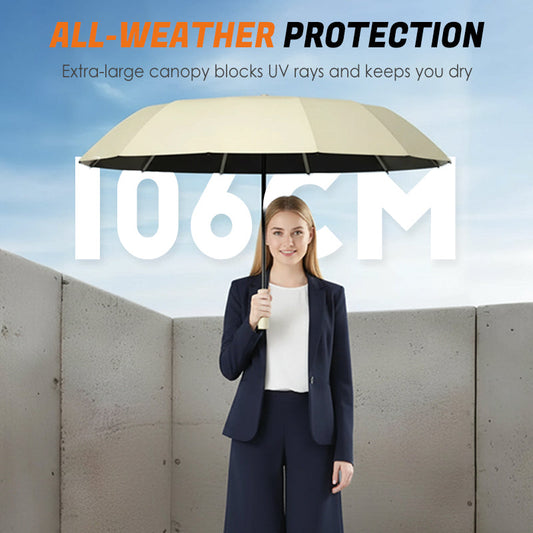 Durable Automatic Umbrella for Sun & Rain