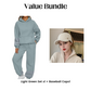 Women's Casual Oversized Hoodie and Pants Set