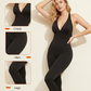 💞50K+ SOLD!🌸🦋High-Stretch V-Neck Jumpsuit – All-day ease for fitness & beyond. Breathable, flexible & effortlessly chic. Your go-to for movement. 🧘‍♀️💫
