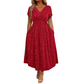 💗Women's Elegant V-Neck Twist Front Dress💗✨Let Your Charm Shine Bright