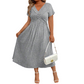 💗Women's Elegant V-Neck Twist Front Dress💗✨Let Your Charm Shine Bright