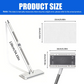 🧹50% OFF HOT SALE! Telescopic Long Handle Flat Dust Mop, Shark Tooth Lock Microfiber Cleaning Cloth Mop for Ceiling, Cabinet Top & Wall Deep Cleaning
