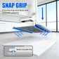 🧹50% OFF HOT SALE! Telescopic Long Handle Flat Dust Mop, Shark Tooth Lock Microfiber Cleaning Cloth Mop for Ceiling, Cabinet Top & Wall Deep Cleaning
