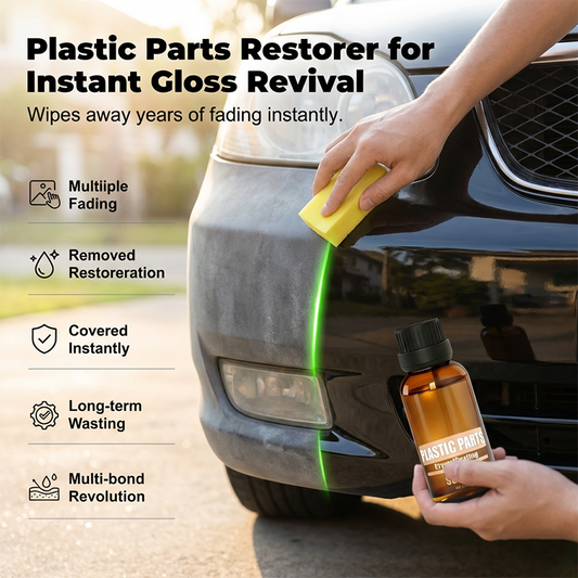 ⏳LAST DAY SALE: ￡8.99!!💥Car Plastic Parts Crystal Coating Restorer