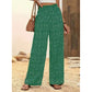 💗LAST DAY SALE 50% OFF⏰Women's Smocked High Waist Wide Leg Pants👖