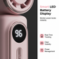 🔥Portable Clip-On Fan with LED Display!🌬️ Lightweight & strong wind, LED shows battery clearly. Clip anywhere, stay cool all day—super handy!