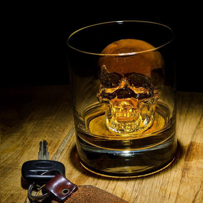 🧊 Special Price £2.9 ! 🔥Buy 1 Get 2 Free💀DIY Silicone Skull Ice Cube Tray – Giant Slow-Melt Skull for Whiskey & Cocktails – Food-Grade & Multi-Use Mold 🥃