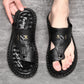 👞 50% OFF! 🌿 Breathable, soft leather outdoor sandals in plus sizes for men – Comfortable fit, non-slip sole & ideal for long walks 🚶‍♂️