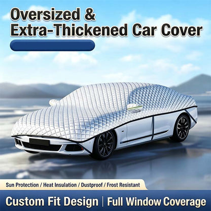 🎁2026 New Arrivals 50% OFF💥Car Windshield Snow Cover – All‑season, multi‑layer. Covers hood, glass & side windows. Strong straps, no slipping! 🚙💨