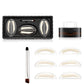 💄50% OFF NOW ! 🖌️2-Color Waterproof Eyebrow Stamp Powder Kit, Smudge-Proof Quick Natural Full Brow Makeup with Dual-End Brush