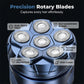6-Blade Electric Head Shaver for Bald Men