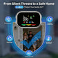🥳2026 HOT SALE🥳💞50K+ SOLD! 🛡️📊 50% OFF! 6‑in‑1 Air Quality Detector – Monitors CO, combustible gas, smoke, temp & humidity. LCD display, magnetic mount & battery backup – safety for home & caravan! 🔥✨