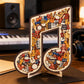 📢📢50% OFF !! ⏰Wooden Musical Note Jigsaw Puzzle🎶🧩