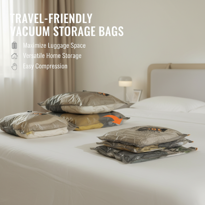 🎒 No Vacuum, No Problem – Waterproof Travel Compression Bags, Reusable & Lightweight. Free UK Delivery
