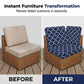🪑🌿Patio Sofa Cushion Cover – Stretch, Water-Resistant ✨