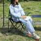 Redwood Flow Motion DC Rocker Chair Portable Folding Camping Chair with Cup Holder