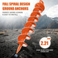Heavy Duty Spiral Ground Anchors