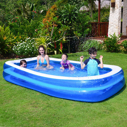 Thickened Inflatable Swimming Pool with Air Pump
