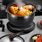 Large Capacity Stockpot with Twist Lock Handle for Quick Cooking, Non-Stick 8L Multi-Purpose Cooking Pot