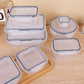 🍱 Food storage container set with lids – 12/16-piece set, ♻️ reusable – 💧 leak-proof, suitable for freezer ❄️, oven 🔥, microwave ⏲️ and dishwasher 🍽️