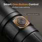 High-Power Rechargeable LED Flashlight with Telescopic Zoom for Camping