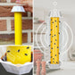 🟡 Dual-Shape & Weatherproof! Garden Sticky Trap – T-Flag & Ribbon, Bright Yellow for Whiteflies & Fungus Gnats ✨