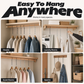 Metal Closet Organizer Chain for Space Saving Wardrobe Storage